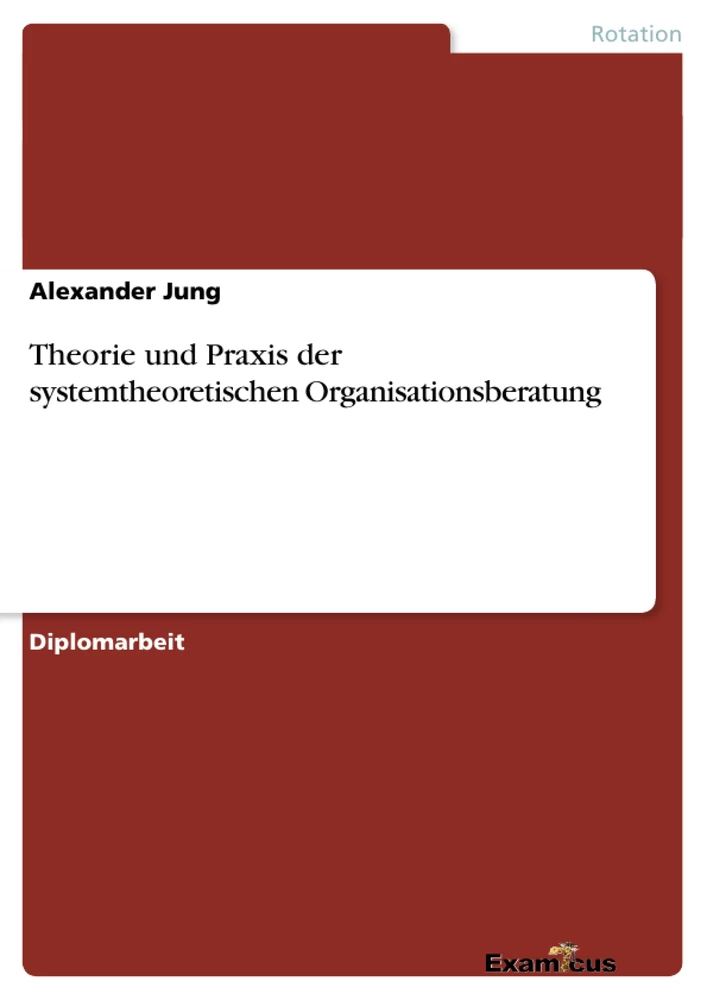 Titel: Theorie und Praxis der systemtheoretischen Organisationsberatung