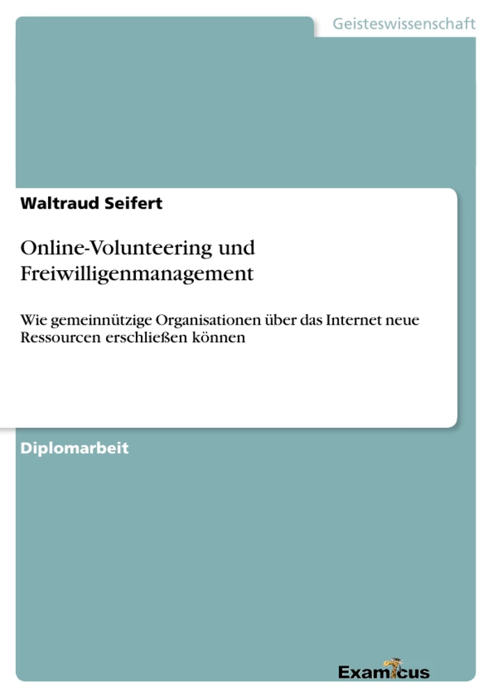 Titre: Online-Volunteering und Freiwilligenmanagement