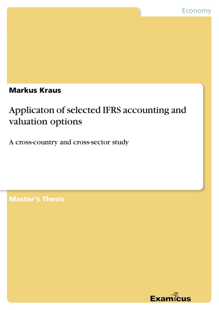 Titre: Applicaton of selected IFRS accounting and valuation options