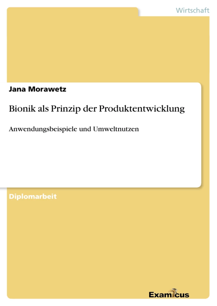 Titel: Bionik als Prinzip der Produktentwicklung