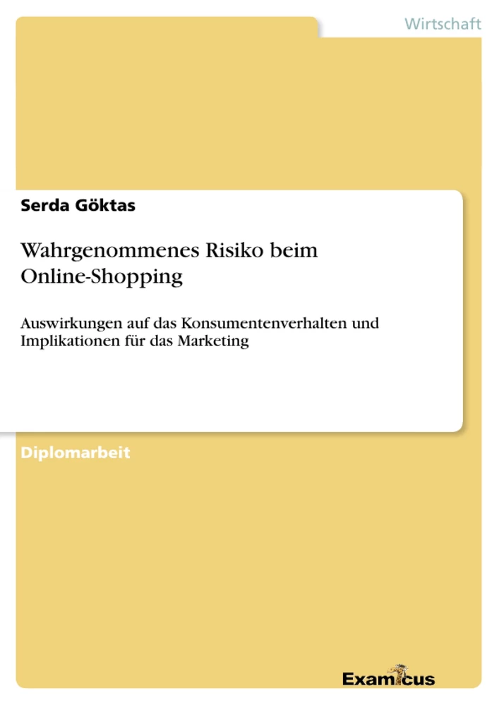 Titre: Wahrgenommenes Risiko beim Online-Shopping