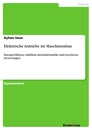 Title: Elektrische Antriebe im Maschinenbau