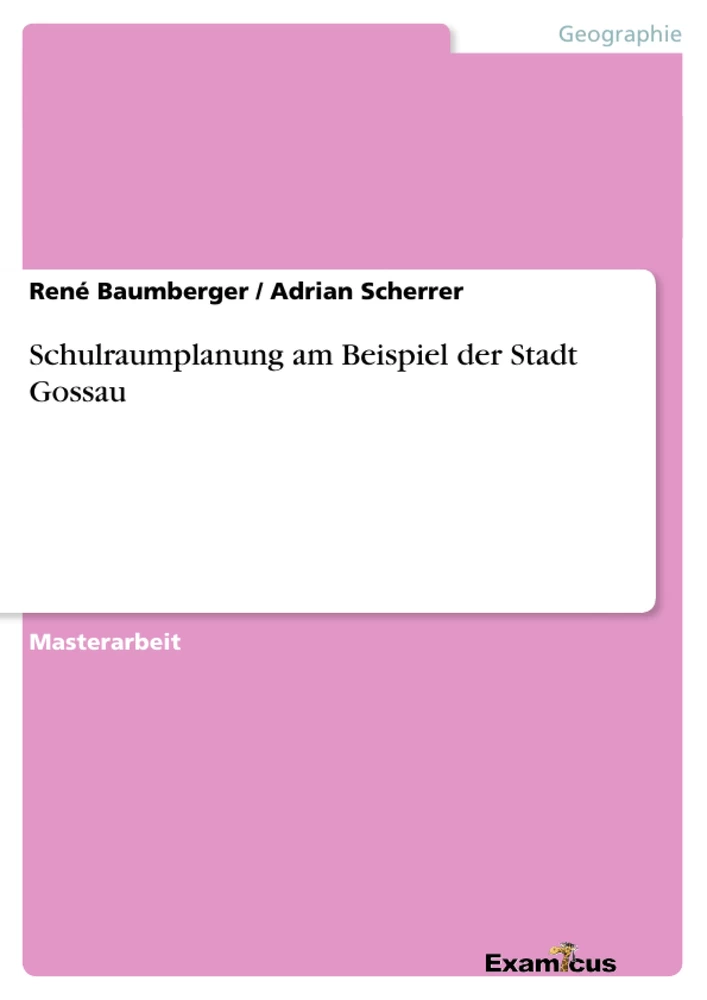 Titre: Schulraumplanung am Beispiel der Stadt Gossau