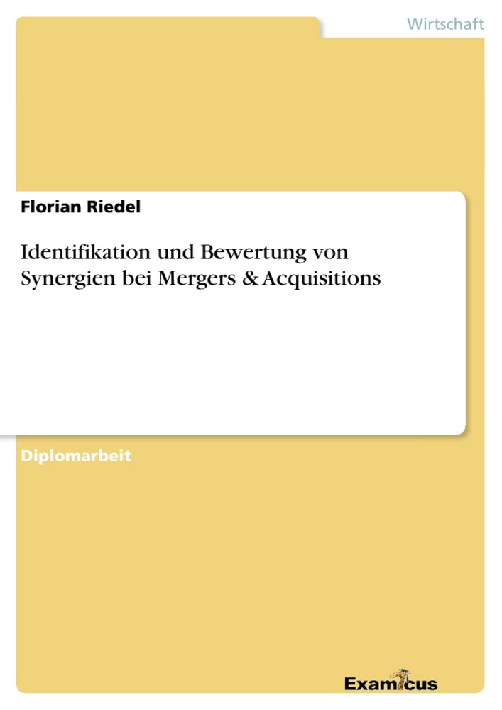 Titel: Identifikation und Bewertung von Synergien bei Mergers & Acquisitions