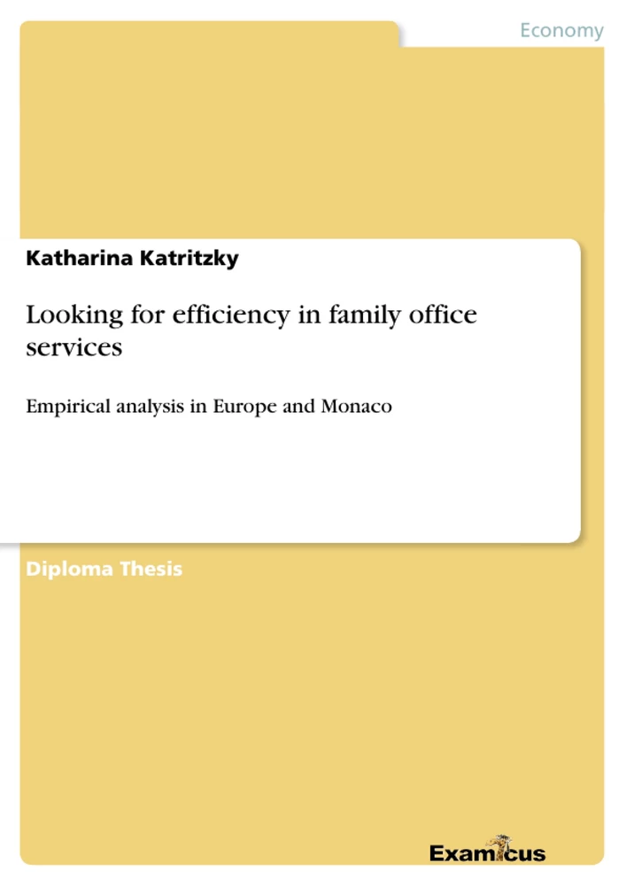 Título: Looking for efficiency in family office services