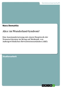 Titel: Alice im Wunderland-Syndrom?