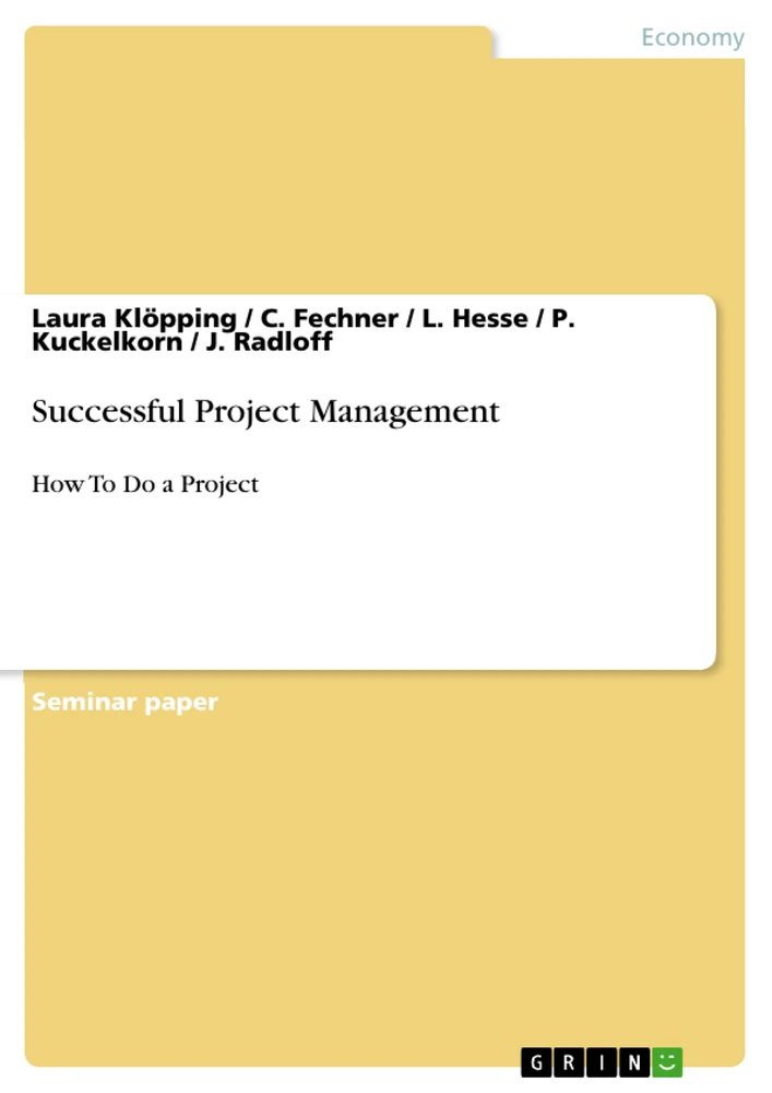 Titel: Successful Project Management