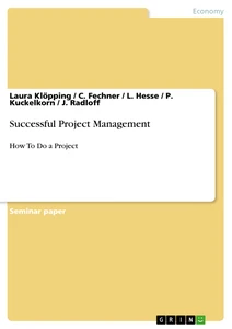 Title: Successful Project Management