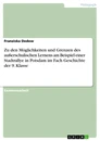 Title: Zu den Möglichkeiten und Grenzen des außerschulischen Lernens am Beispiel einer Stadtrallye in Potsdam im Fach Geschichte der 9. Klasse