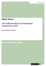 Titre: Der Volksentscheid zur Hamburger Schulreform 2010