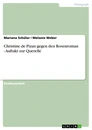 Titre: Christine de Pizan gegen den Rosenroman - Auftakt zur Querelle