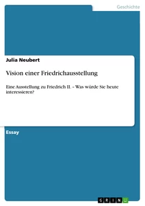 Título: Vision einer Friedrichausstellung