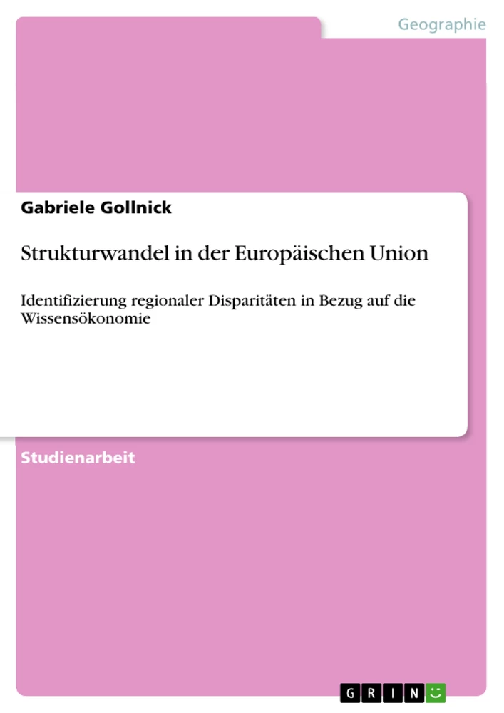 Titre: Strukturwandel in der Europäischen Union