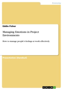 Titel: Managing Emotions in Project Environments