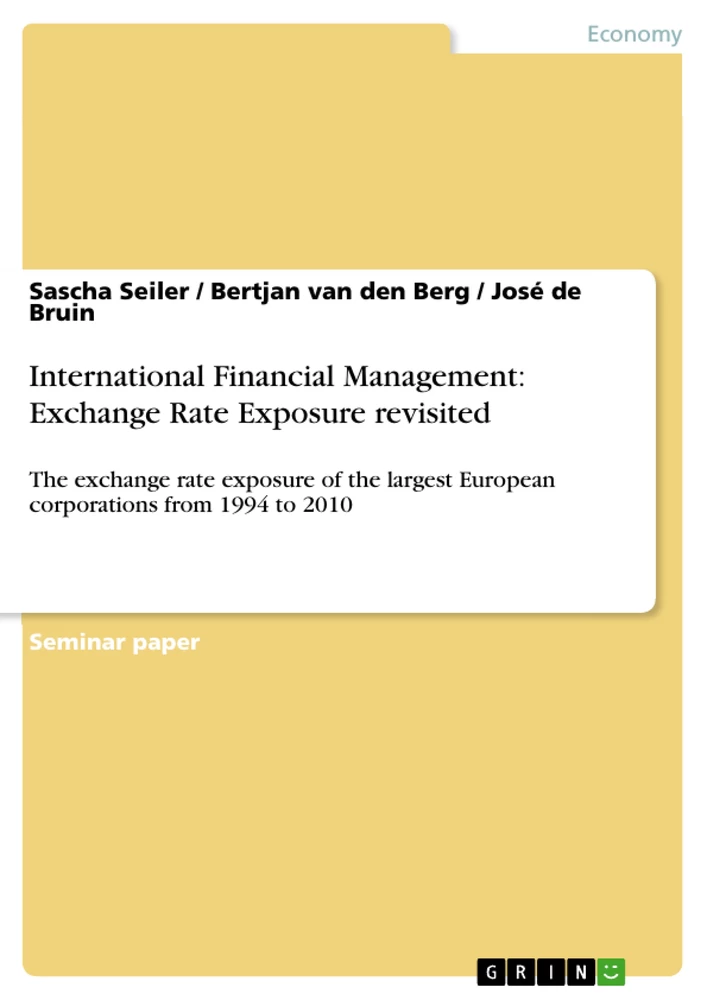 Titel: International Financial Management: Exchange Rate Exposure revisited
