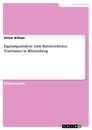 Título: Eignungsanalyse zum Barrierefreien Tourismus in Rheinsberg
