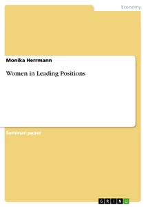 Titel: Women in Leading Positions