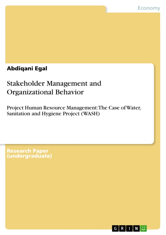 Titel: Stakeholder Management and Organizational Behavior