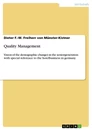 Titre: Quality Management