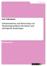 Titel: Dokumentation und Bewertung von Monitoringverfahren für  kleine und mittelgroße Raubsäuger