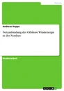 Título: Netzanbindung der Offshore Windenergie in der Nordsee