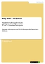 Titre: Marktforschungsbericht WLAN-Outdoorhotspots
