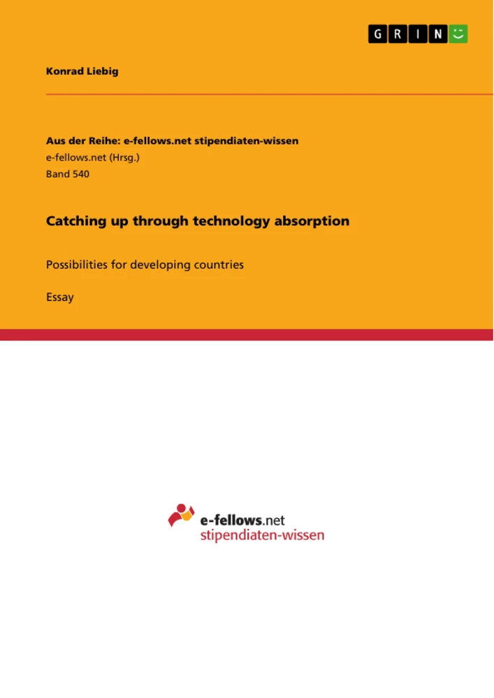 Titel: Catching up through technology absorption