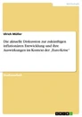 Titel: Die aktuelle Diskussion zur zukünftigen inflationären Entwicklung und ihre Auswirkungen im Kontext der „Euro-Krise“