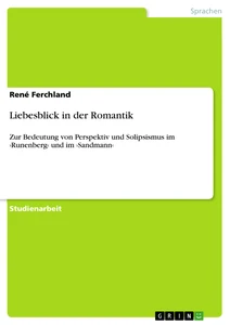 Titre: Liebesblick in der Romantik