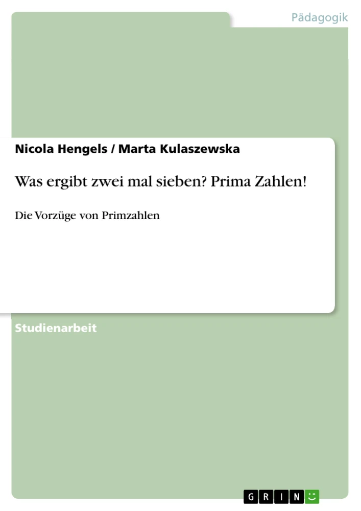 Title: Was ergibt zwei mal sieben? Prima Zahlen!