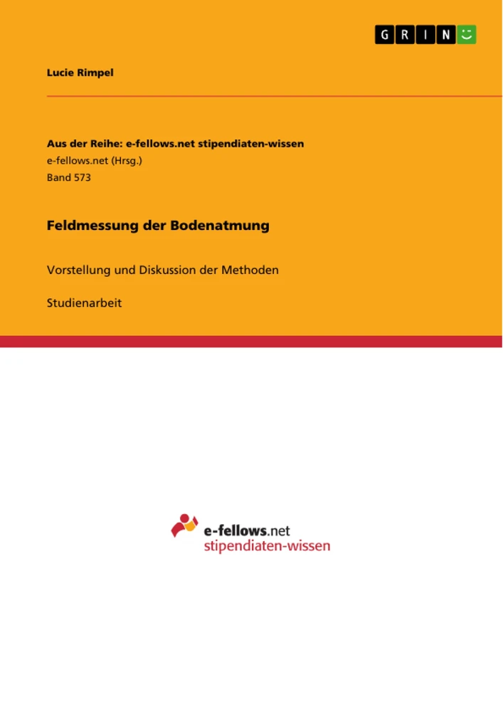 Titre: Feldmessung der Bodenatmung