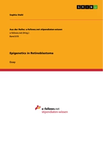 Title: Epigenetics in Retinoblastoma