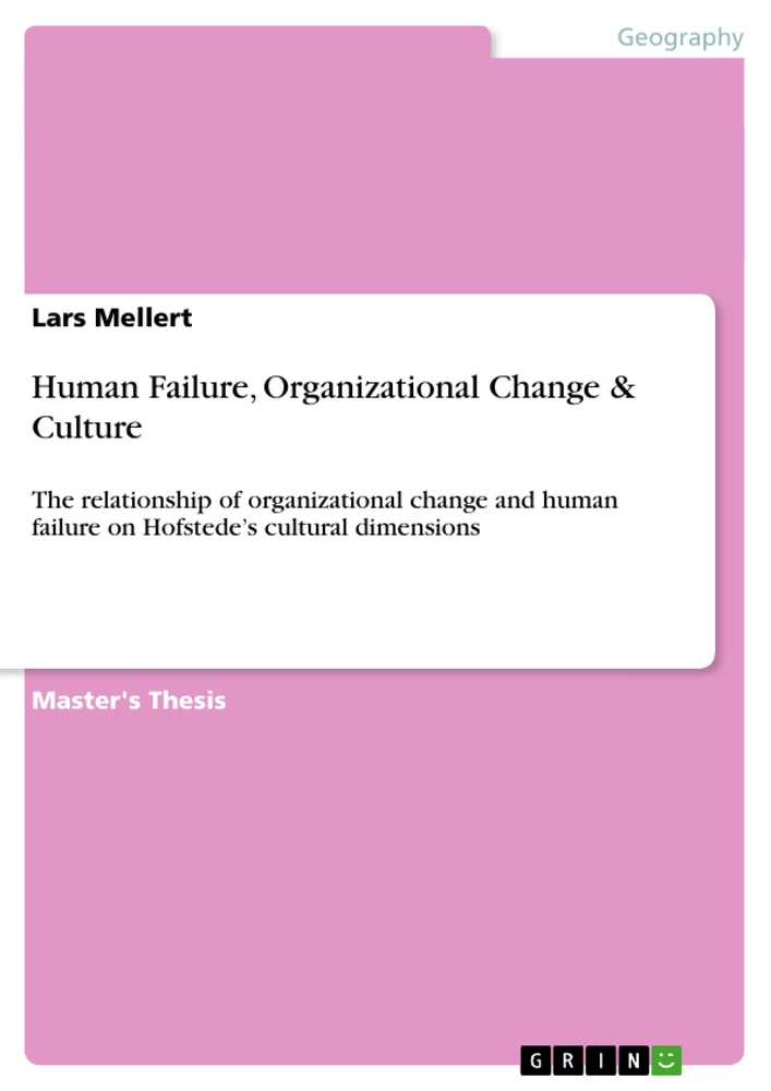 Titel: Human Failure, Organizational Change & Culture