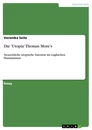 Titre: Die 'Utopia' Thomas More's