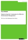 Titre: Empowering the Community for Effective Environment Management