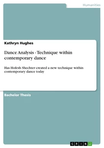 Title: Dance Analysis - Technique within contemporary dance