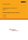 Titel: Konfliktmanagement in Theorie und Praxis
