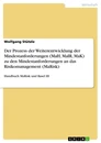 Titel: Der Prozess der Weiterentwicklung der Mindestanforderungen (MaH, MaIR, MaK) zu den Mindestanforderungen an das Risikomanagement (MaRisk)