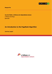 Title: An Introduction to the PageRank Algorithm