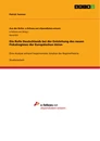 Title: Die Rolle Deutschlands bei der Entstehung des neuen Fiskalregimes der Europäischen Union