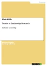 Titel: Trends in Leadership Research
