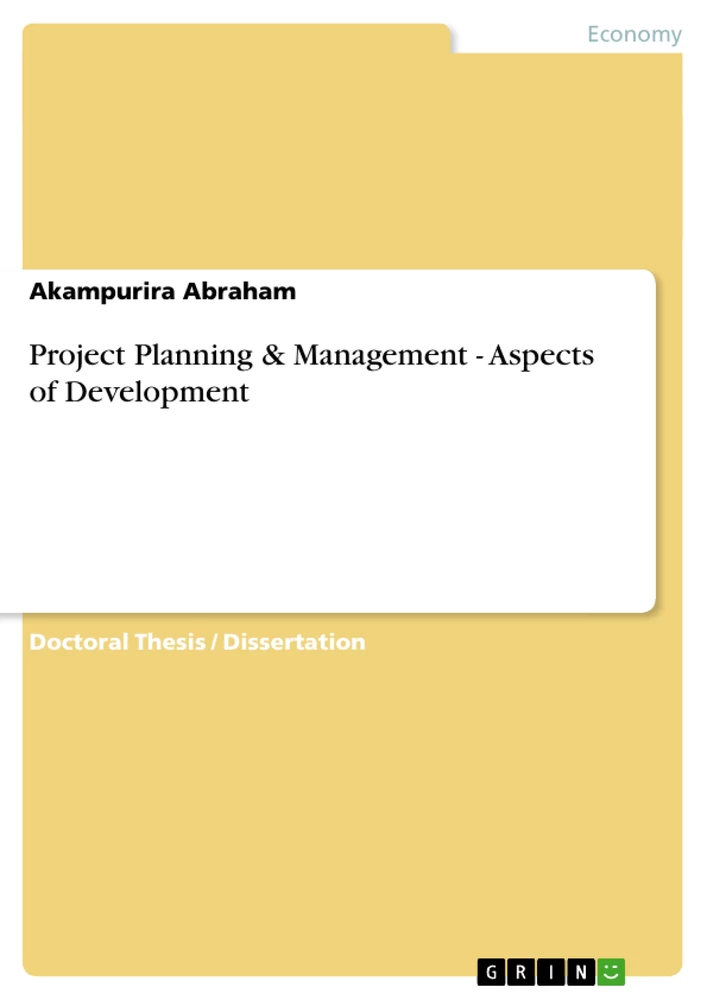 Title: Project Planning & Management - Aspects of Development