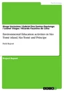 Título: Environmental Education activities in São Tomé island, São Tomé and Príncipe