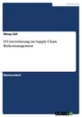 Título: IT-Unterstützung im Supply Chain Risikomanagement