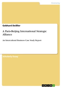 Title: A Paris-Beijing International Strategic Alliance