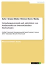 Title: Gründungspotenzial und -aktivitäten von Studierenden an österreichischen Hochschulen