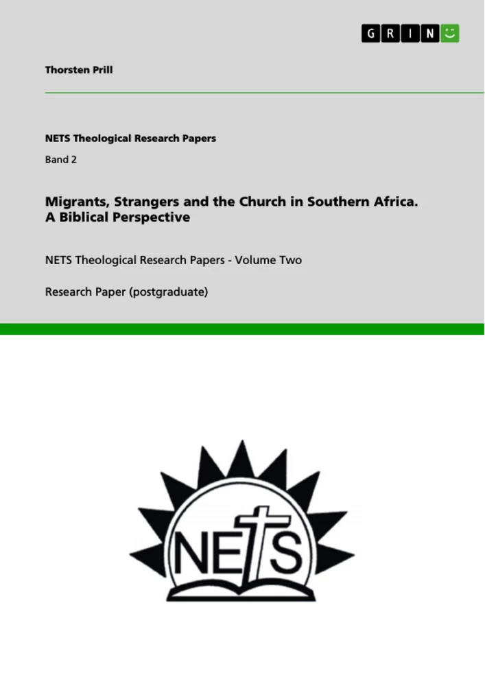 Title: Migrants, Strangers and the Church in Southern Africa. A Biblical Perspective