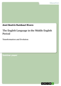 Title: The English Language in the Middle English Period