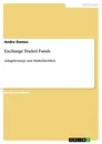 Titre: Exchange Traded Funds