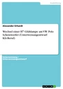 Titel: Wechsel einer H7 Glühlampe am VW Polo Scheinwerfer (Unterweisungentwurf Kfz-Beruf)